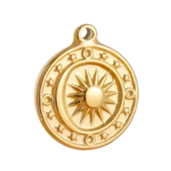 Médaillon Soleil Doré