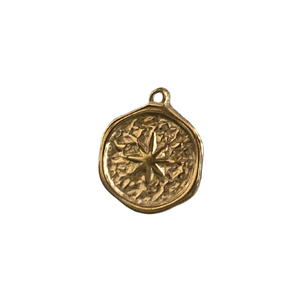 Médaillon Martelé Etoile