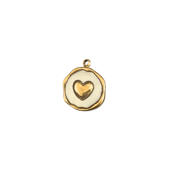 Médaillon Nacré Coeur