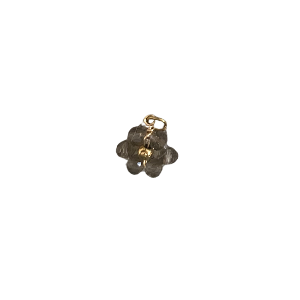 Petite Fleur Grise Perle
